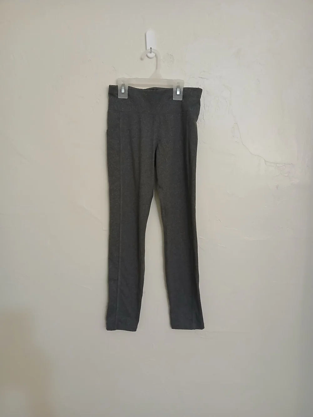 Justice Girls' Heather Gray Stretch Leggings M 10